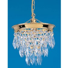 Brunswick Crystal Pendant Gold