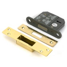 From The Anvil British Standard 5 Lever Dead Lock 2.5" KA Polished Brass