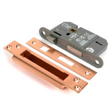 From The Anvil British Standard 5 Lever Sash Lock 2.5" KA Polished Bronze