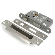 From The Anvil British Standard 5 Lever Sash Lock 2.5" KA Satin Chrome