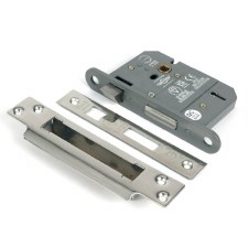 From The Anvil British Standard 5 Lever Sash Lock 3" KA Polished Chrome