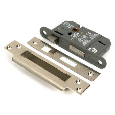 From The Anvil British Standard 5 Lever Sash Lock 2.5" Polished Nickel