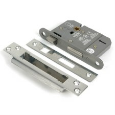 From The Anvil British Standard 5 Lever Sash Lock 3" Polished Stainless Steel