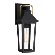 Quoizel Buckley Outdoor Wall Lantern Small Matt Black