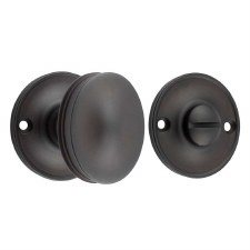 Burlington Bathroom Turn & Release Dark Bronze