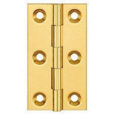 Butt Hinge 0920 38x23mm Polished Brass Unlacquered