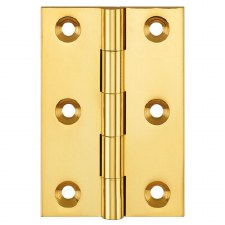 Butt Hinge 1010 75x51mm Polished Brass Unlacquered