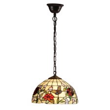 Interiors 1900 Butterfly Tiffany Ceiling Pendant Small Interiors 1900 Butterfly Tiffany Ceiling Pendant Small