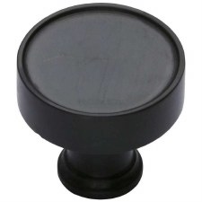 Heritage Florence Cabinet Knob C4549 Matt Black