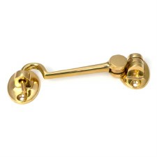 From The Anvil Cabin Hook 4" Polished Brass