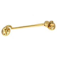 From The Anvil Cabin Hook 6" Polished Brass