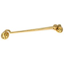 From The Anvil Cabin Hook 8" Polished Brass