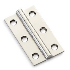 Cabinet Butt Hinge 2" Polished Nickel