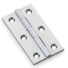 Cabinet Butt Hinge 2.5" Satin Chrome