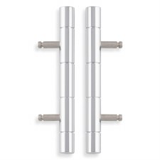 Cabinet Dummy Hinges 2.5" Polished Chrome