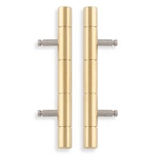 Cabinet Dummy Hinges 2.5" Satin Brass PVD