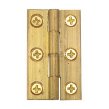 Heritage Cabinet Hinge HG99-110 1.5" Natural Brass