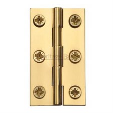 Heritage Cabinet Hinge HG99-115 2" Polished Brass Lacquered