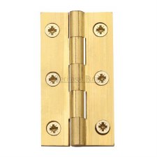 Heritage Cabinet Hinge HG99-120 2.5" Natural Brass