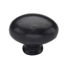 Heritage Oval Cabinet Knob RDB118 32mm Rustic Dark Bronze Heritage Oval Cabinet Knob RDB118 32mm Rustic Dark Bronze