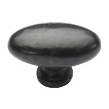 Heritage Oval Cabinet Knob RDB118 50mm Rustic Dark Bronze Heritage Oval Cabinet Knob RDB118 50mm Rustic Dark Bronze