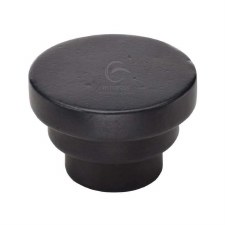 Heritage Round Stepped Cabinet Knob RDB3624 38mm Rustic Dark Bronze