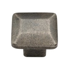 Heritage Trapezoid Cabinet Knob RPW3625 32mm Rustic Pewter Heritage Trapezoid Cabinet Knob RPW3625 32mm Rustic Pewter