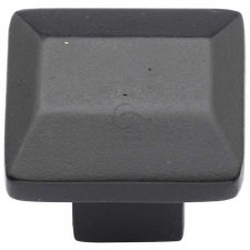 Heritage Trapezoid Cabinet Knob FB3625 Black Iron Rustic Heritage Trapezoid Cabinet Knob FB3625 Black Iron Rustic
