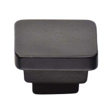 Heritage Square Stepped Cabinet Knob RDB3672 38mm Rustic Dark Bronze Heritage Square Stepped Cabinet Knob RDB3672 38mm Rustic Dark Bronze