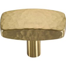 Heritage Hammered Cabinet Knob C3386 41mm Satin Brass Heritage Hammered Cabinet Knob C3386 41mm Satin Brass