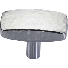 Heritage Hammered Cabinet Knob C3386 41mm Satin Chrome Heritage Hammered Cabinet Knob C3386 41mm Satin Chrome