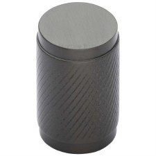 Heritage Cylindrical Knurled Cabinet Knob C3840 Matt Bronze
