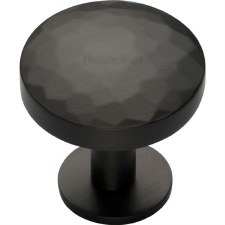 Heritage Hammered Cabinet Knob C3876 38mm Matt Bronze Heritage Hammered Cabinet Knob C3876 38mm Matt Bronze