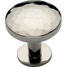Heritage Hammered Cabinet Knob C3876 32mm Polished Nickel Heritage Hammered Cabinet Knob C3876 32mm Polished Nickel
