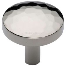 Heritage Hammered Cabinet Knob C3877 32mm Polished Nickel Heritage Hammered Cabinet Knob C3877 32mm Polished Nickel
