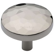 Heritage Hammered Cabinet Knob C3877 38mm Polished Nickel Heritage Hammered Cabinet Knob C3877 38mm Polished Nickel