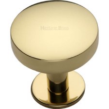 Heritage Disc Cabinet Knob C3878 38mm Polished Brass Lacquered Heritage Disc Cabinet Knob C3878 38mm Polished Brass Lacquered