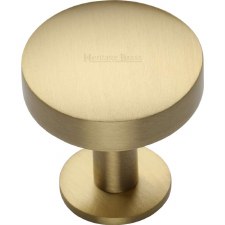 Heritage Disc Cabinet Knob C3878 32mm Satin Brass Heritage Disc Cabinet Knob C3878 32mm Satin Brass