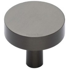 Heritage Disc Cabinet Knob C3880 32mm Matt Bronze