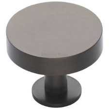 Heritage Disc Cabinet Knob C3885 32mm Matt Bronze