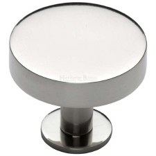 Heritage Disc Cabinet Knob C3885 38mm Polished Nickel