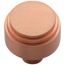 Heritage Art Deco Cabinet Knob C3987 32mm Satin Rose Gold Heritage Art Deco Cabinet Knob C3987 32mm Satin Rose Gold