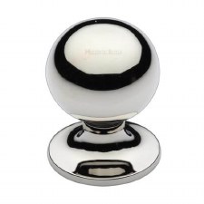 Heritage Ball Cabinet Knob C8321 32mm Polished Nickel