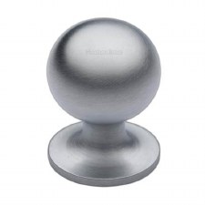 Heritage Ball Cabinet Knob C8321 32mm Satin Chrome