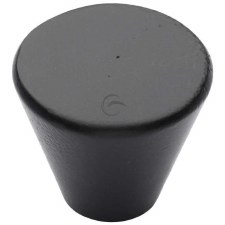 Heritage Cone Cabinet Knob FB3189 32mm Black Iron Rustic Heritage Cone Cabinet Knob FB3189 32mm Black Iron Rustic