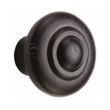 Heritage Cabinet Knob FB3985 32mm Black Iron Rustic