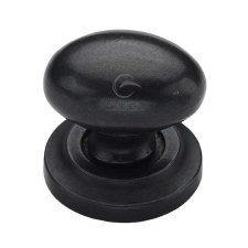 Heritage Bun Oval Cabinet Knob RDB179 32mm Rustic Dark Bronze Heritage Bun Oval Cabinet Knob RDB179 32mm Rustic Dark Bronze