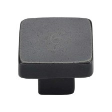 Heritage Square Cabinet Knob RDB3674 32mm Rustic Dark Bronze Heritage Square Cabinet Knob RDB3674 32mm Rustic Dark Bronze
