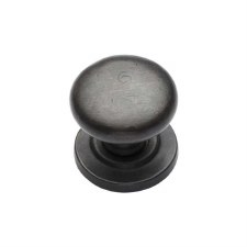 Heritage Round Cabinet Knob RDB613 25mm Rustic Dark Bronze