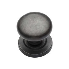 Heritage Round Cabinet Knob RDB613 38mm Rustic Dark Bronze